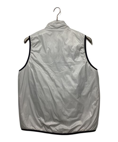 WILD THINGS（ワイルドシングス）WILD THINGS (ワイルドシングス) REVERSIBLE BELAY VEST パープル×ホワイト サイズ:Ｌの古着・服飾アイテム