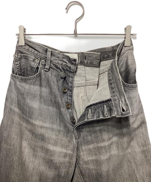UNGRID（アングリッド）UNGRID (アングリッド) 再構築デニムパンツ グレー サイズ:25の古着・服飾アイテム