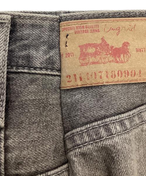 UNGRID（アングリッド）UNGRID (アングリッド) 再構築デニムパンツ グレー サイズ:25の古着・服飾アイテム