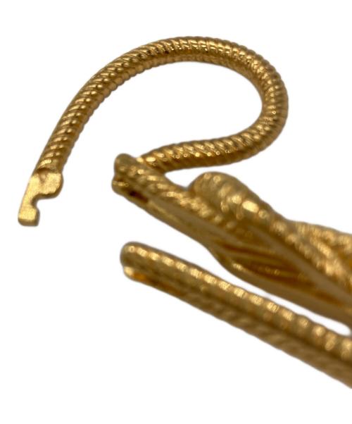 GUCCI（グッチ）GUCCI (グッチ) ロープデザインキーリング ゴールドの古着・服飾アイテム