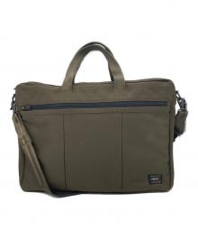 PORTER（ポーター）の古着「ビジネスバッグ」｜カーキ