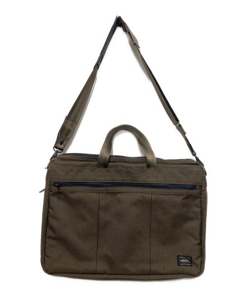 PORTER（ポーター）PORTER (ポーター) ビジネスバッグ カーキの古着・服飾アイテム