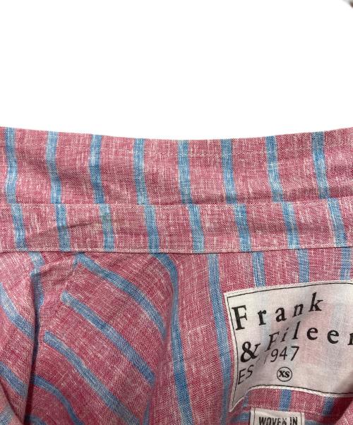 Frank&Eileen（フランクアンドアイリーン）Frank&Eileen (フランクアンドアイリーン) スキッパーリネンシャツ ピンク サイズ:XSの古着・服飾アイテム
