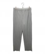 HOMME PLISSE ISSEY MIYAKEオム プリッセ イッセイ ミヤケ）の古着「BASICS プリーツパンツ」｜グレー
