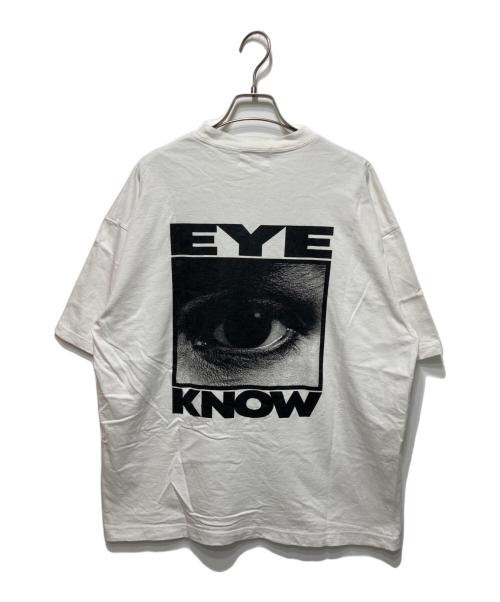 19SO（ナインティーンエスオー）19SO (ナインティーンエスオー) EYE KNOW Tシャツ ホワイト サイズ:Lの古着・服飾アイテム