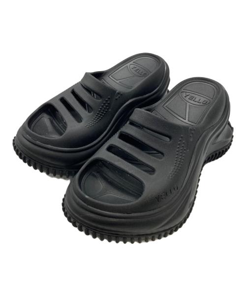 YELLO（イエロ）YELLO (イエロー) GILL PLATFORM SANDALS ブラック サイズ:Ｓの古着・服飾アイテム