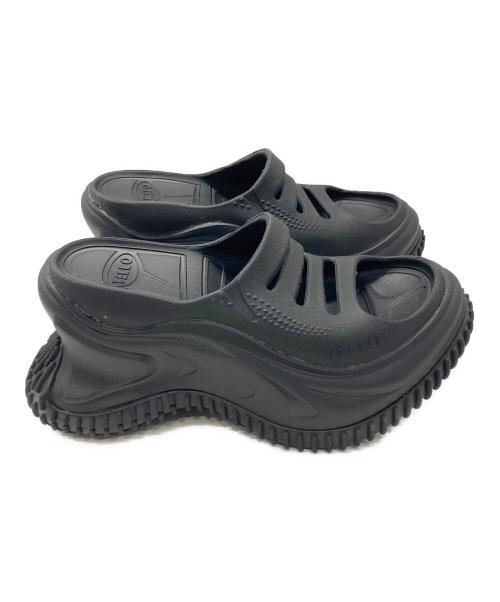 YELLO（イエロ）YELLO (イエロー) GILL PLATFORM SANDALS ブラック サイズ:Ｓの古着・服飾アイテム