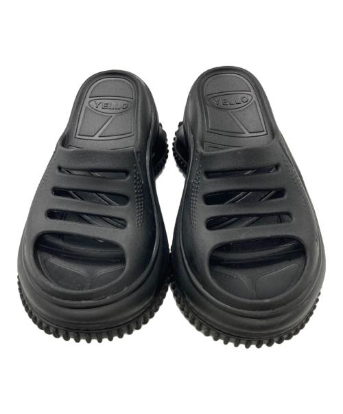 YELLO（イエロ）YELLO (イエロー) GILL PLATFORM SANDALS ブラック サイズ:Ｓの古着・服飾アイテム
