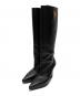 GIVENCHY（ジバンシィ）の古着「G-LOCK WEDGE HIGH BOOTS」｜ブラック