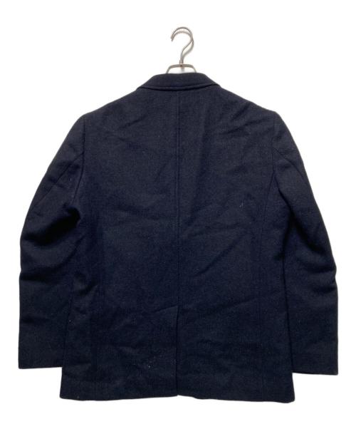 Eddie Bauer（エディーバウアー）Eddie Bauer (エディーバウアー) Harris Tweed (ハリスツイード) ウール2Bジャケット ネイビー サイズ:Mの古着・服飾アイテム