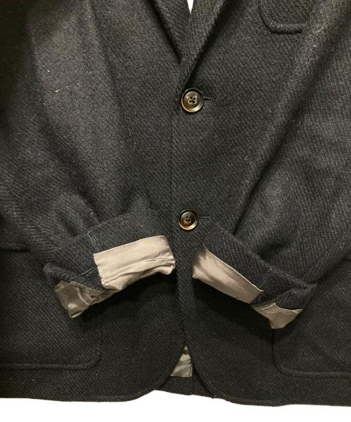 Eddie Bauer（エディーバウアー）Eddie Bauer (エディーバウアー) Harris Tweed (ハリスツイード) ウール2Bジャケット ネイビー サイズ:Mの古着・服飾アイテム