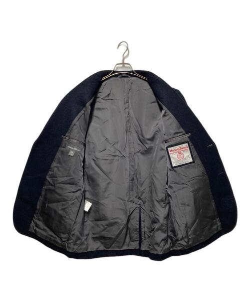Eddie Bauer（エディーバウアー）Eddie Bauer (エディーバウアー) Harris Tweed (ハリスツイード) ウール2Bジャケット ネイビー サイズ:Mの古着・服飾アイテム