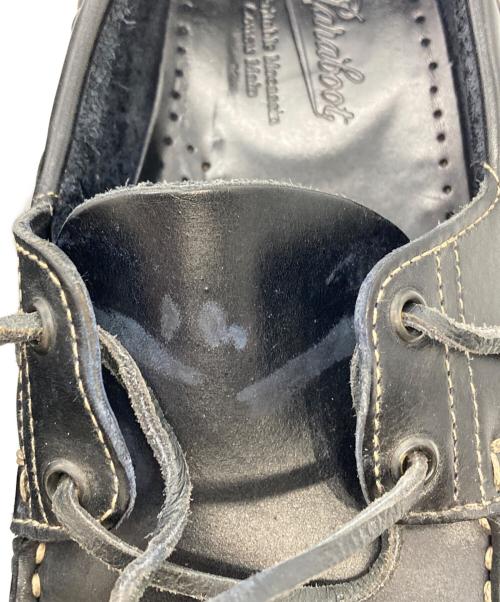 PARABOOT（パラブーツ）PARABOOT (パラブーツ) デッキシューズ ブラック サイズ:8の古着・服飾アイテム