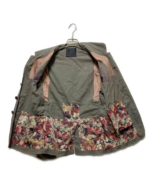 UNDERCOVER（アンダーカバー）UNDERCOVER (アンダーカバー) 丸襟ステッチジャケット グレー サイズ:2の古着・服飾アイテム