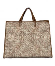 A VACATION（ア ヴァケーション）の古着「トートバッグ」｜ピンク×ブラウン