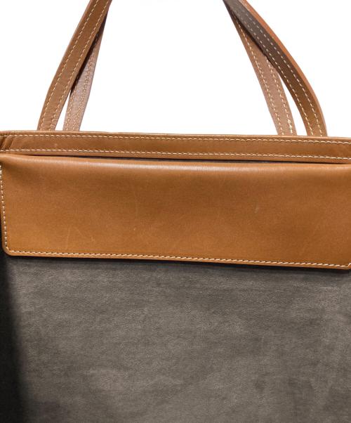 A VACATION（ア ヴァケーション）A VACATION (ア ヴァケーション) トートバッグ ピンク×ブラウンの古着・服飾アイテム