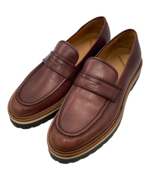 Saturdays NYC（サタデーズ ニューヨーク）Saturdays NYC (サタデーズ ニューヨーク) IDRIS LOAFER レッド サイズ:9の古着・服飾アイテム