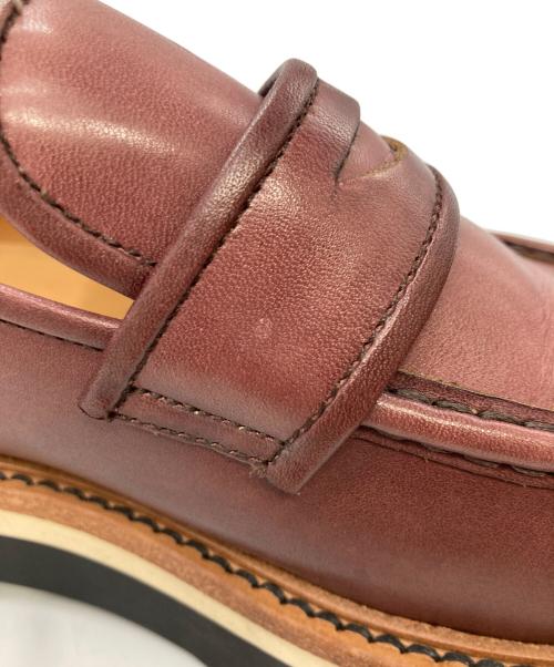 Saturdays NYC（サタデーズ ニューヨーク）Saturdays NYC (サタデーズ ニューヨーク) IDRIS LOAFER レッド サイズ:9の古着・服飾アイテム