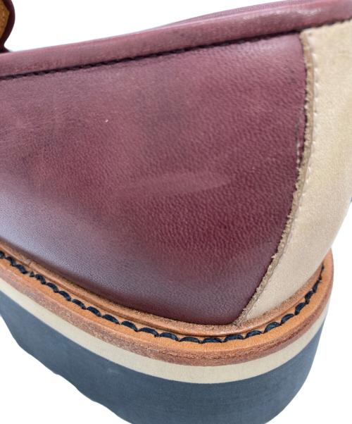 Saturdays NYC（サタデーズ ニューヨーク）Saturdays NYC (サタデーズ ニューヨーク) IDRIS LOAFER レッド サイズ:9の古着・服飾アイテム
