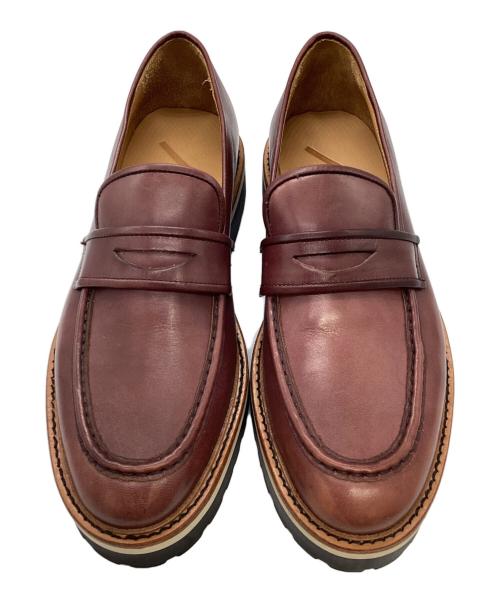Saturdays NYC（サタデーズ ニューヨーク）Saturdays NYC (サタデーズ ニューヨーク) IDRIS LOAFER レッド サイズ:9の古着・服飾アイテム