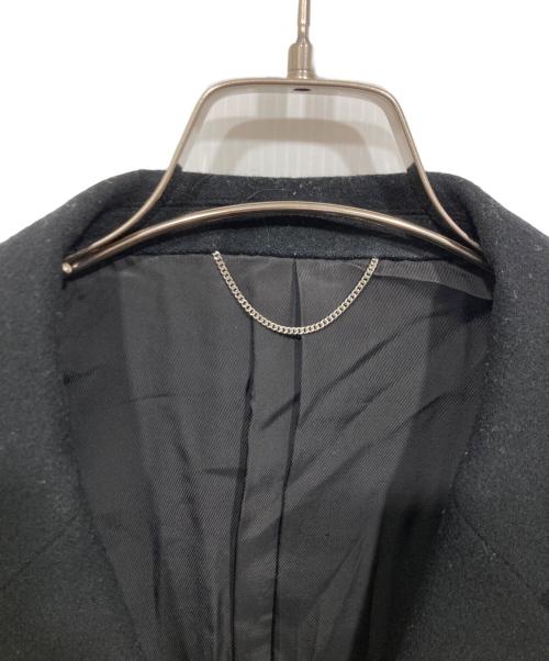 JOHN LAWRENCE SULLIVAN（ジョン ローレンス サリバン）JOHN LAWRENCE SULLIVAN (ジョン ローレンス サリバン) チェスターコート ブラック サイズ:38の古着・服飾アイテム