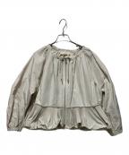 MARILYN MOONマリリンムーン）の古着「プリーツデザインブルゾン」｜アイボリー