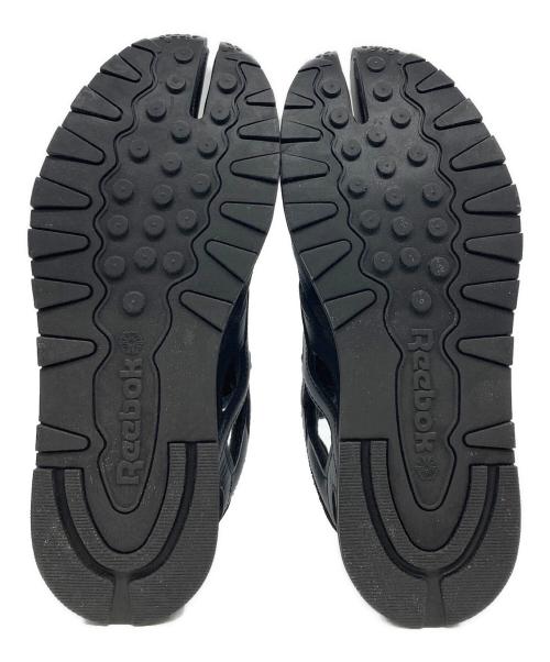 REEBOK（リーボック）REEBOK (リーボック) Maison Margiela (メゾンマルジェラ) クラシックレザー タビスニーカーサンダル ブラック サイズ:27の古着・服飾アイテム