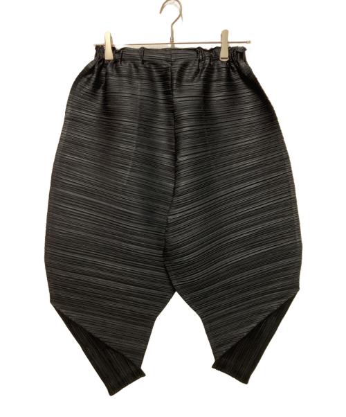 PLEATS PLEASE（プリーツプリーズ）PLEATS PLEASE (プリーツプリーズ) THICKER BOUNCE / プリーツパンツ ブラック サイズ:3の古着・服飾アイテム