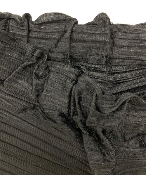 PLEATS PLEASE（プリーツプリーズ）PLEATS PLEASE (プリーツプリーズ) THICKER BOUNCE / プリーツパンツ ブラック サイズ:3の古着・服飾アイテム