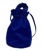 GANNIガニー）の古着「巾着ショルダーバッグ」｜ブルー