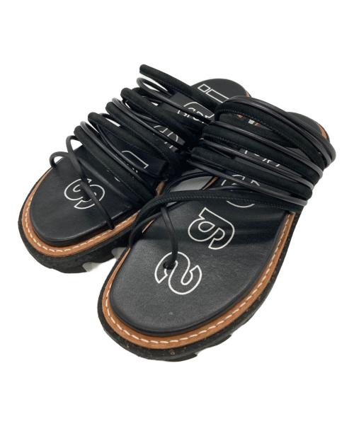 sacai（サカイ）sacai (サカイ) TUBE Strap Sandals ブラック サイズ:37の古着・服飾アイテム