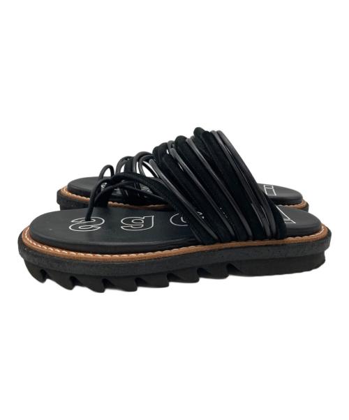 sacai（サカイ）sacai (サカイ) TUBE Strap Sandals ブラック サイズ:37の古着・服飾アイテム