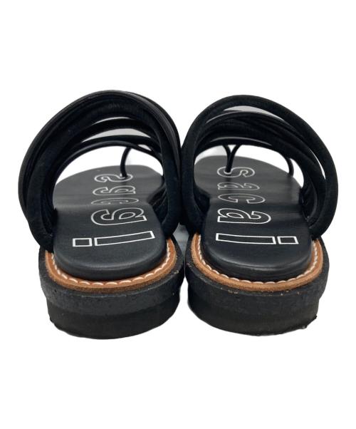 sacai（サカイ）sacai (サカイ) TUBE Strap Sandals ブラック サイズ:37の古着・服飾アイテム