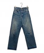 INSCRIREアンスクリア）の古着「Denim Baggy Pants」｜インディゴ