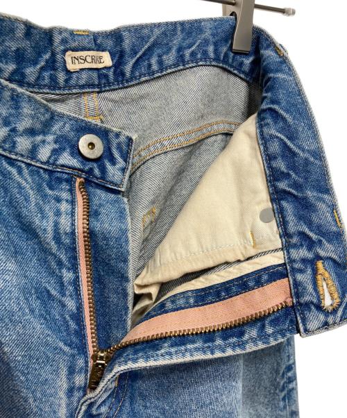 INSCRIRE（アンスクリア）INSCRIRE (アンスクリア) Denim Baggy Pants インディゴ サイズ:28の古着・服飾アイテム