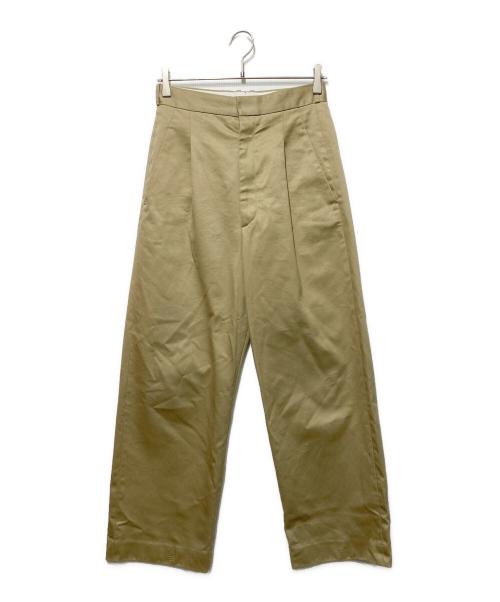 6(ROKU) BEAUTY&YOUTH（ロク ビューティーアンドユース）6(ROKU) BEAUTY&YOUTH (ロク ビューティーアンドユース) コットン チノ パンツ ベージュ サイズ:34の古着・服飾アイテム