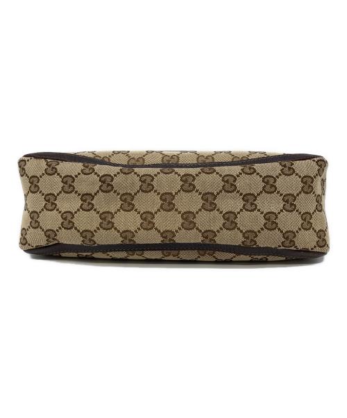 GUCCI（グッチ）GUCCI (グッチ) キャンバスショルダーバッグ ベージュの古着・服飾アイテム