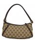 GUCCI (グッチ) キャンバスショルダーバッグ ベージュ：30000円