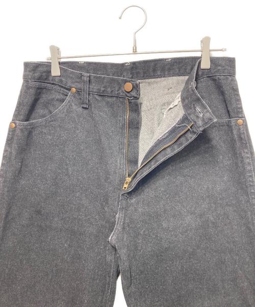 Wrangler（ラングラー）Wrangler (ラングラー) 90’S 先染めブラックデニムパンツ ブラック サイズ:34X38の古着・服飾アイテム