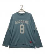 SUPREMEシュプリーム）の古着「Affiliated L/S Football Top」｜ブルー