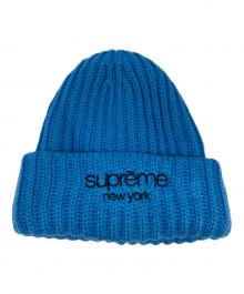 SUPREME（シュプリーム）の古着「Classic Logo Chunky Ribbed Beanie」｜ブルー