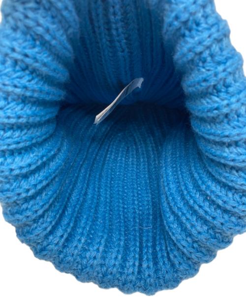 SUPREME（シュプリーム）SUPREME (シュプリーム) Classic Logo Chunky Ribbed Beanie ブルーの古着・服飾アイテム