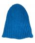 中古・古着 SUPREME (シュプリーム) Classic Logo Chunky Ribbed Beanie ブルー：8000円