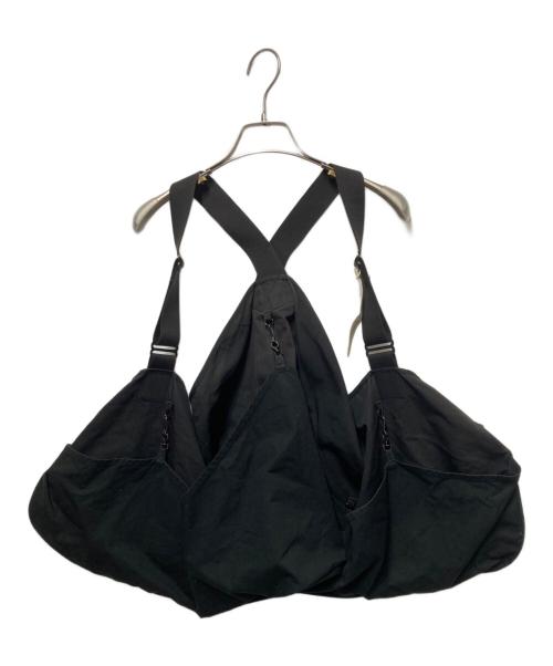 MOUNTAIN RESEARCH（マウンテンリサーチ）MOUNTAIN RESEARCH (マウンテンリサーチ) Flower Carrier Half Vest ブラック サイズ:FREEの古着・服飾アイテム