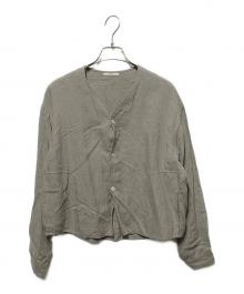 ORCIVAL（オーシバル）の古着「リネンシャツジャケット」｜カーキ