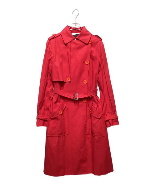 VALENTINO（ヴァレンティノ）VALENTINO (ヴァレンティノ) トレンチコート レッド サイズ:40の古着・服飾アイテム