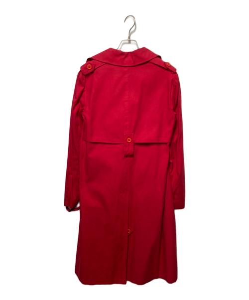 VALENTINO（ヴァレンティノ）VALENTINO (ヴァレンティノ) トレンチコート レッド サイズ:40の古着・服飾アイテム