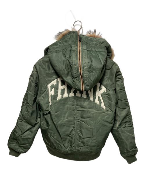 AVIREX（アヴィレックス）AVIREX (アヴィレックス) FRANK (フランク) N-2B型フライトジャケット カーキ サイズ:Mの古着・服飾アイテム