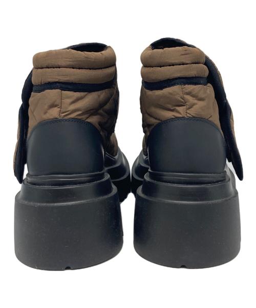 PLAN C（プランシー）PLAN C (プランシー) キルテッドブーツ ブラウン サイズ:40の古着・服飾アイテム