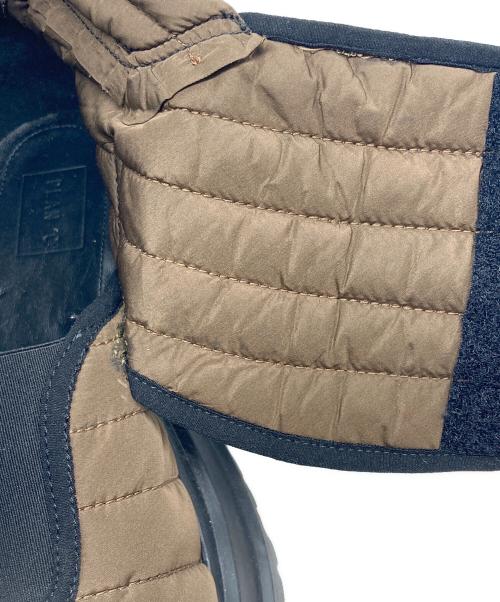 PLAN C（プランシー）PLAN C (プランシー) キルテッドブーツ ブラウン サイズ:40の古着・服飾アイテム